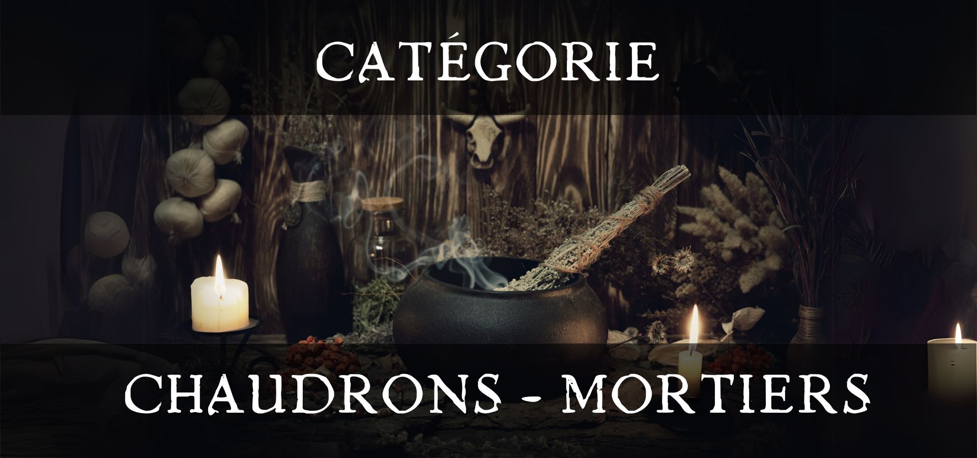 Chaudron de sorcière - Mortier - Boutique ésotérique - La Malle Aux Sorcières