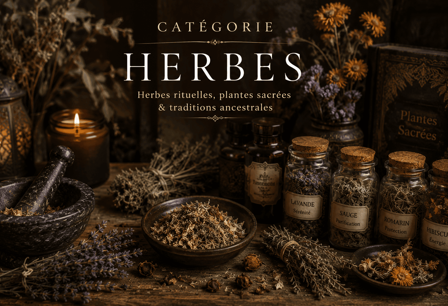 Herbes magiques - Boutique ésotérique en ligne - La Malle Aux Sorcières